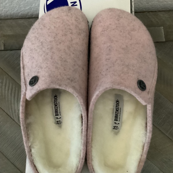 BIRKENSTOCK Kids' Zermatt Genuine Shearling Lined Slipper, size 3-3.5US … - Picture 10 of 10